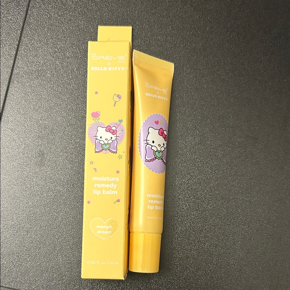 The Creme Shop x Hello Kitty Yellow Lip Balm - Mango Dream